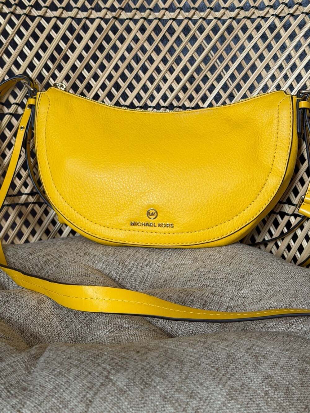 Michael Kors Camden Small Crossbody Bag Sunflower